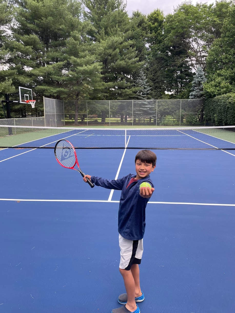 Young player ready for match play