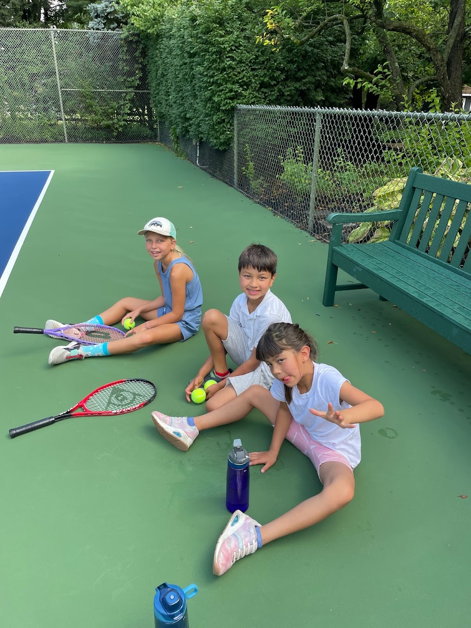 Kids enjoying time at the court